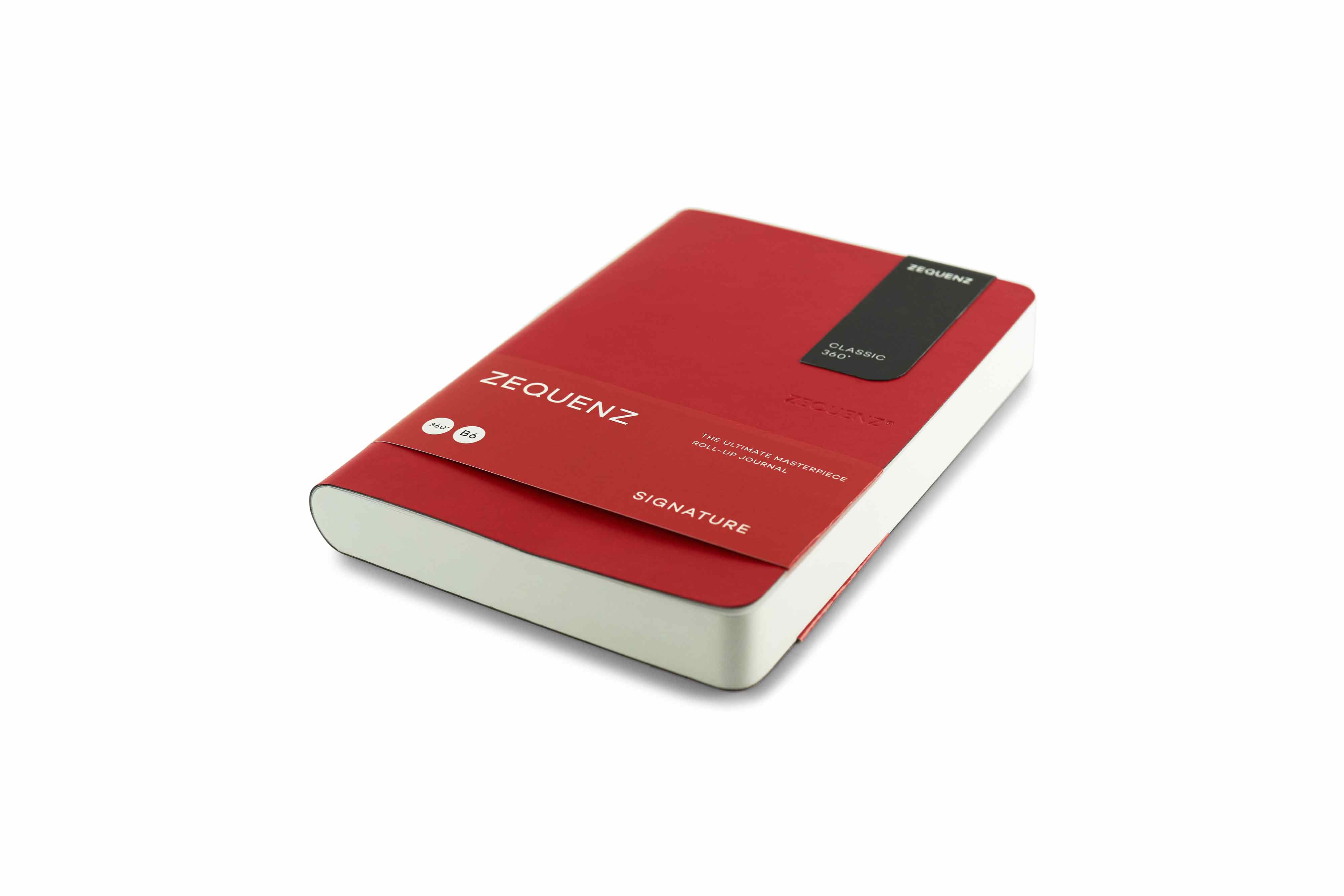 Zequenz Signature Classic 360 Notizbuch B6 Rot | Kariert