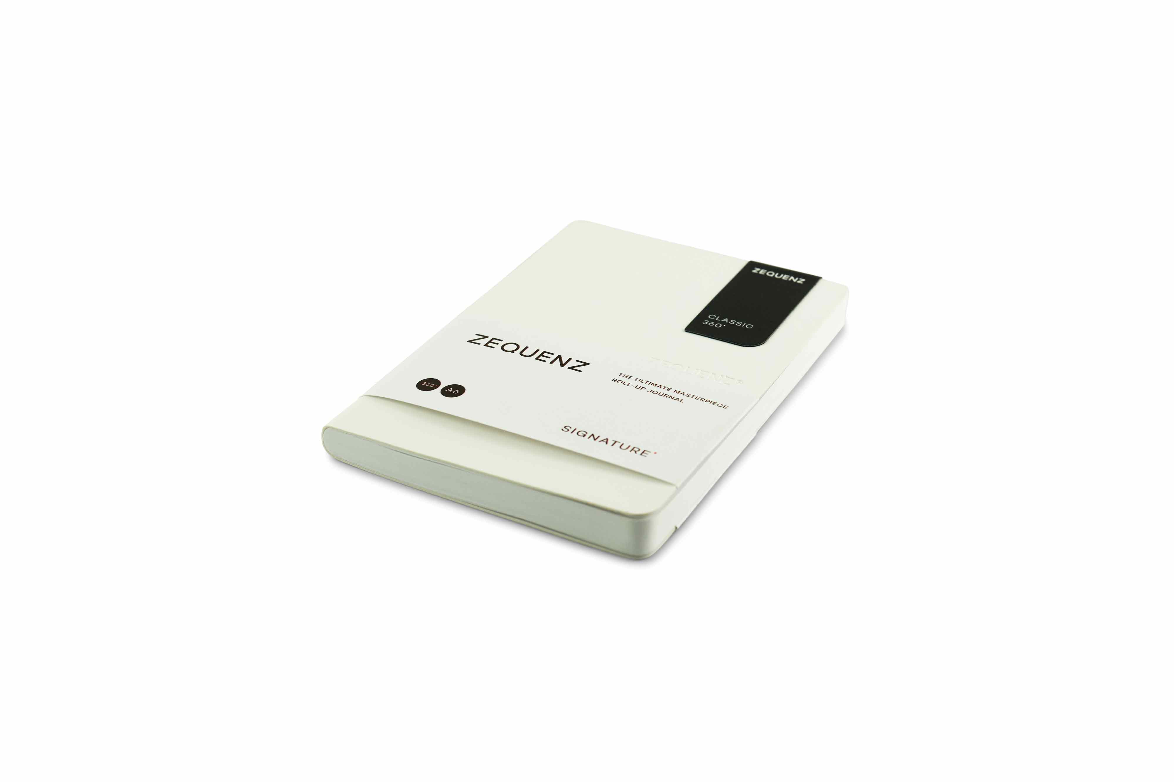 Zequenz Signature Lite 360 Notizbuch A6 Weiß | Kariert