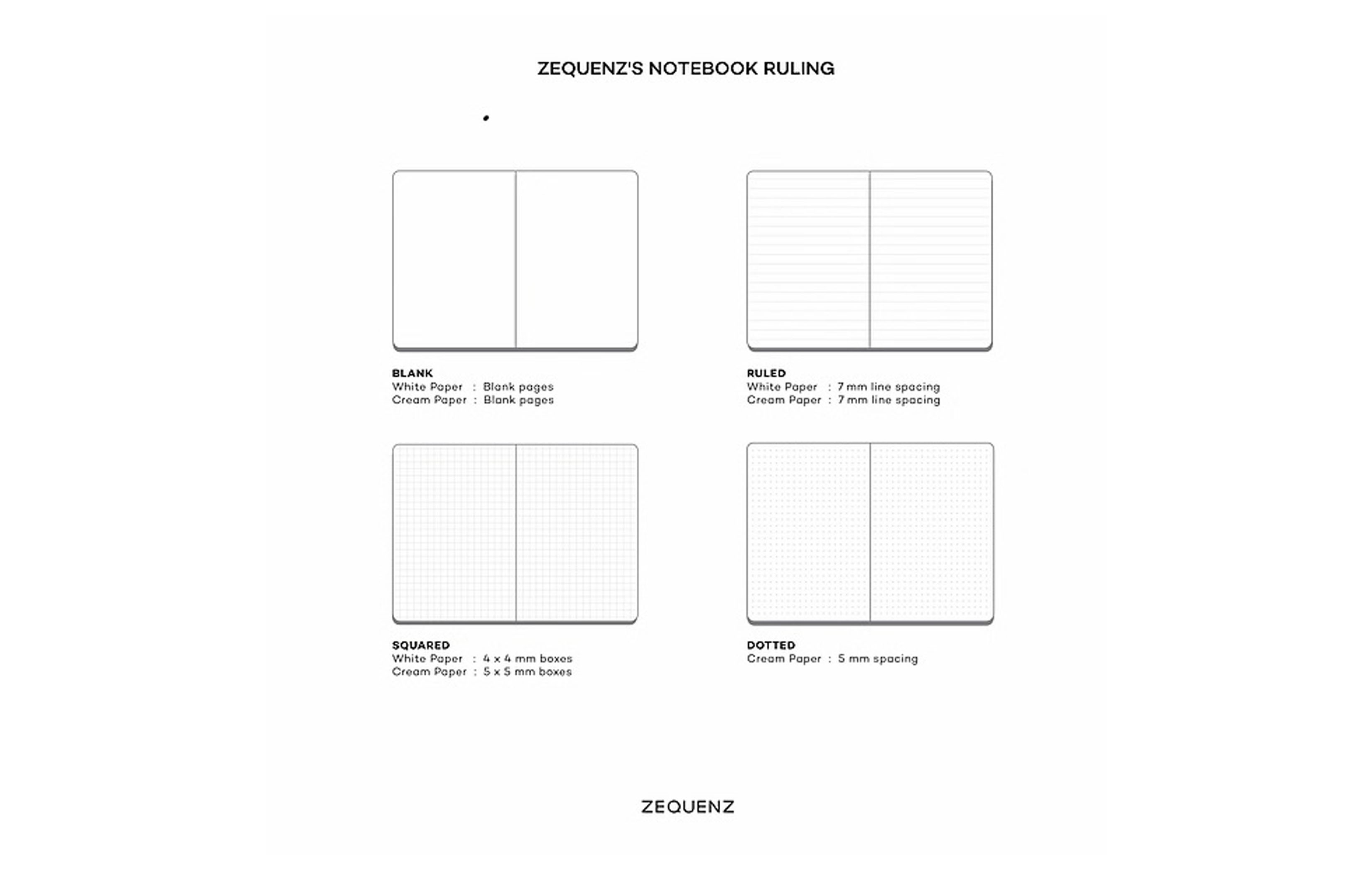 Zequenz The Color Notizbuch B6 Hellblau | Blank