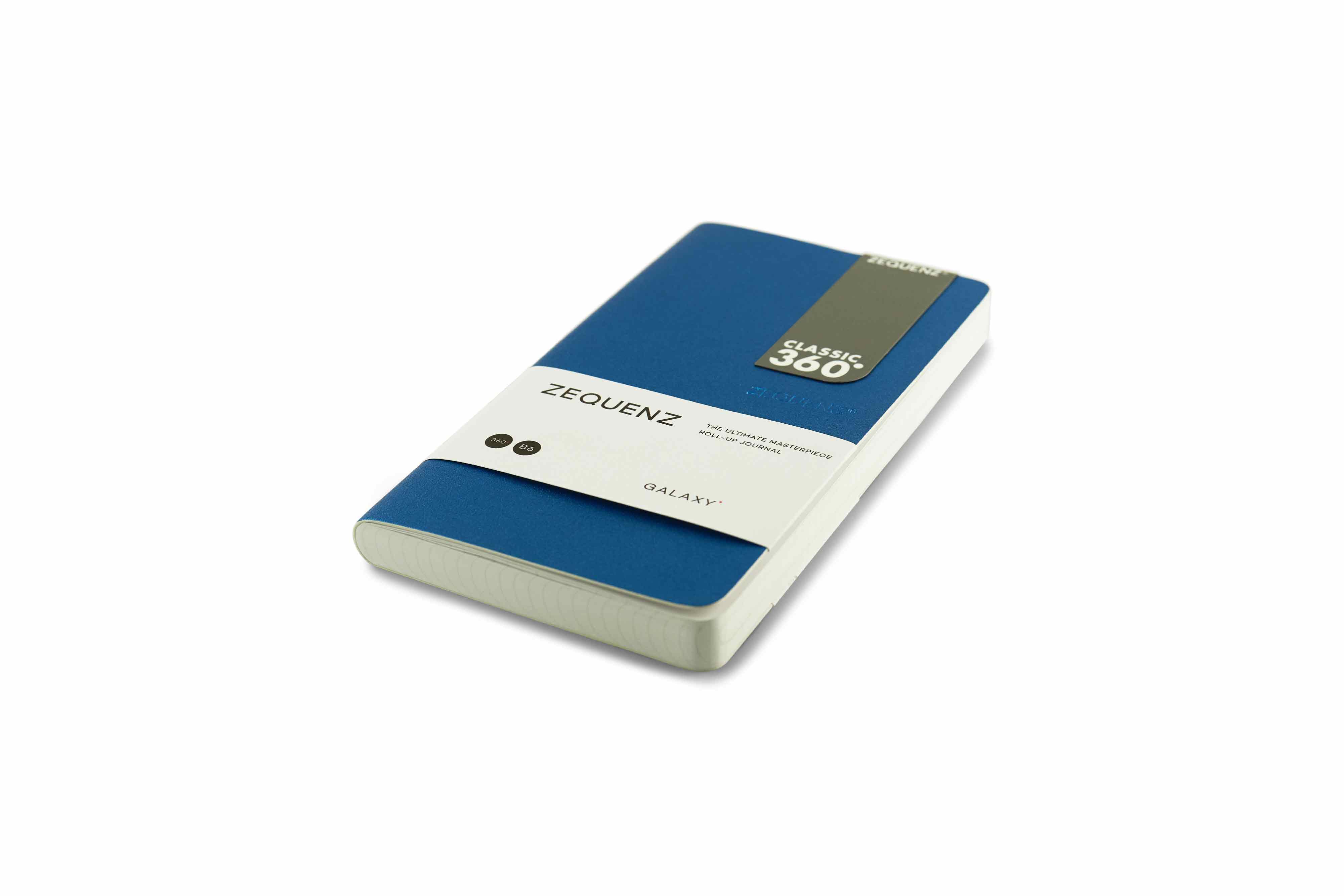 Zequenz Galaxy 360 Notizbuch B6 Slim Blau 10x17.8 cm
