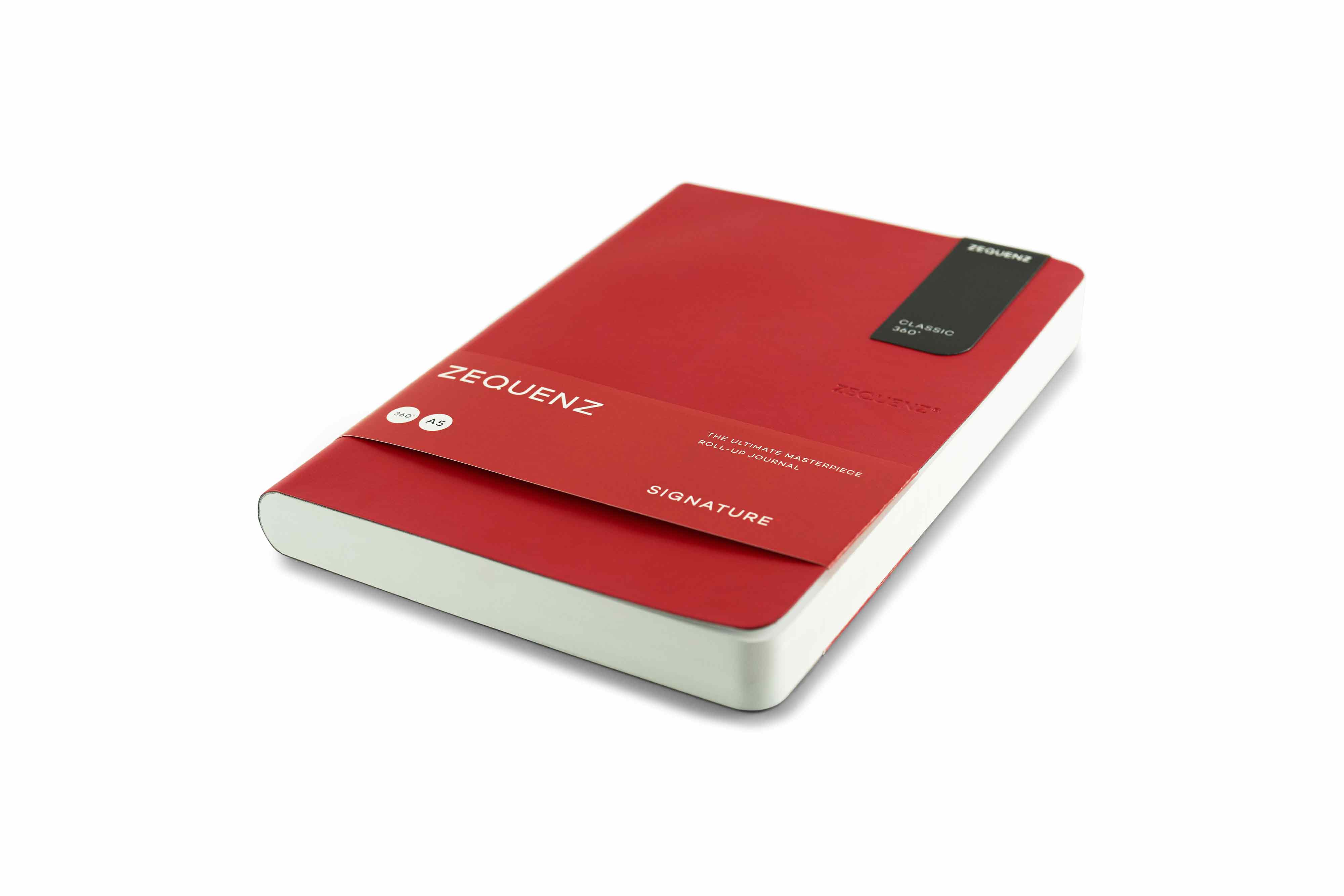Zequenz Signature Classic 360 Notizbuch A5 Rot | Liniert