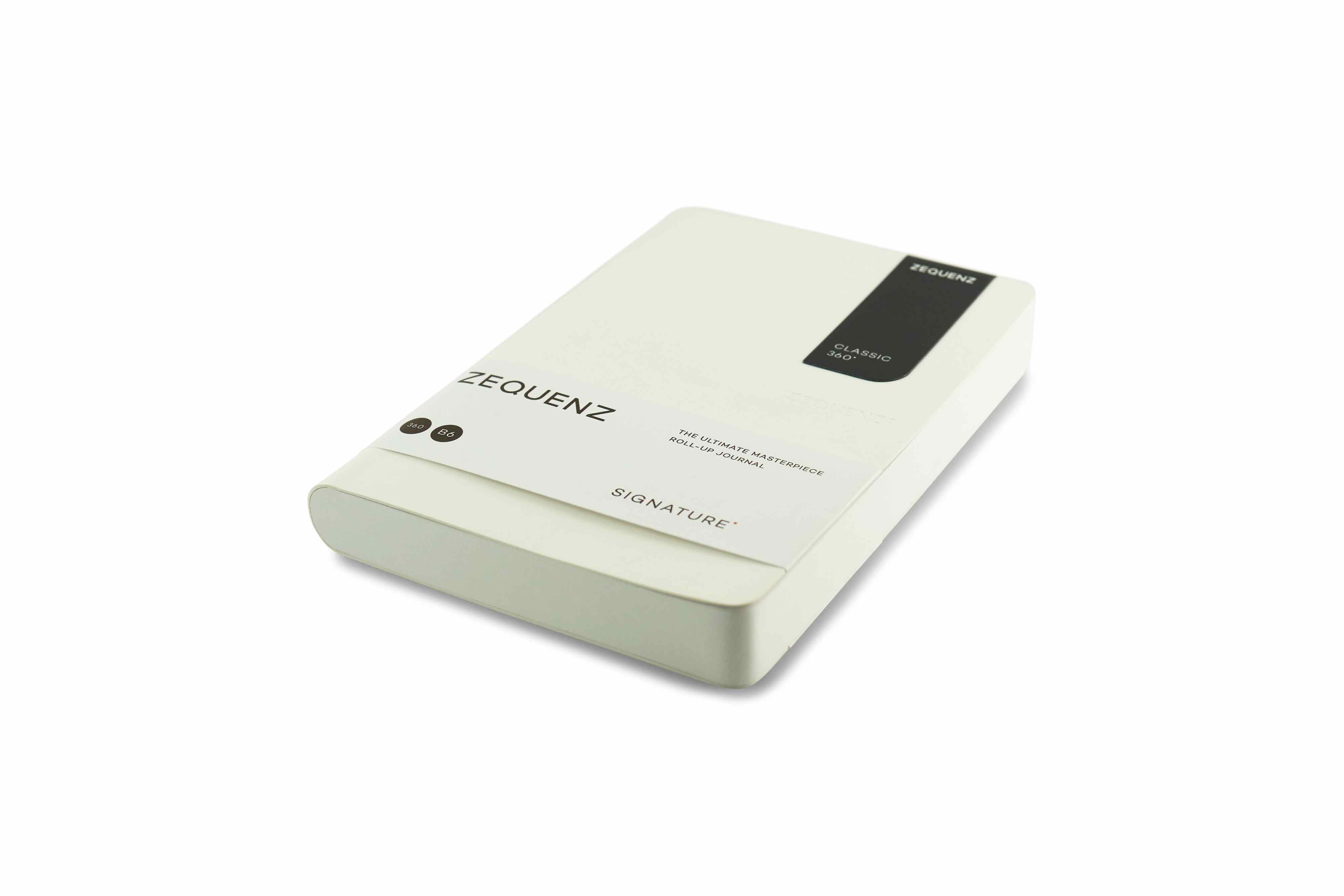 Zequenz Signature Classic 360 Notizbuch B6 Weiß | Kariert