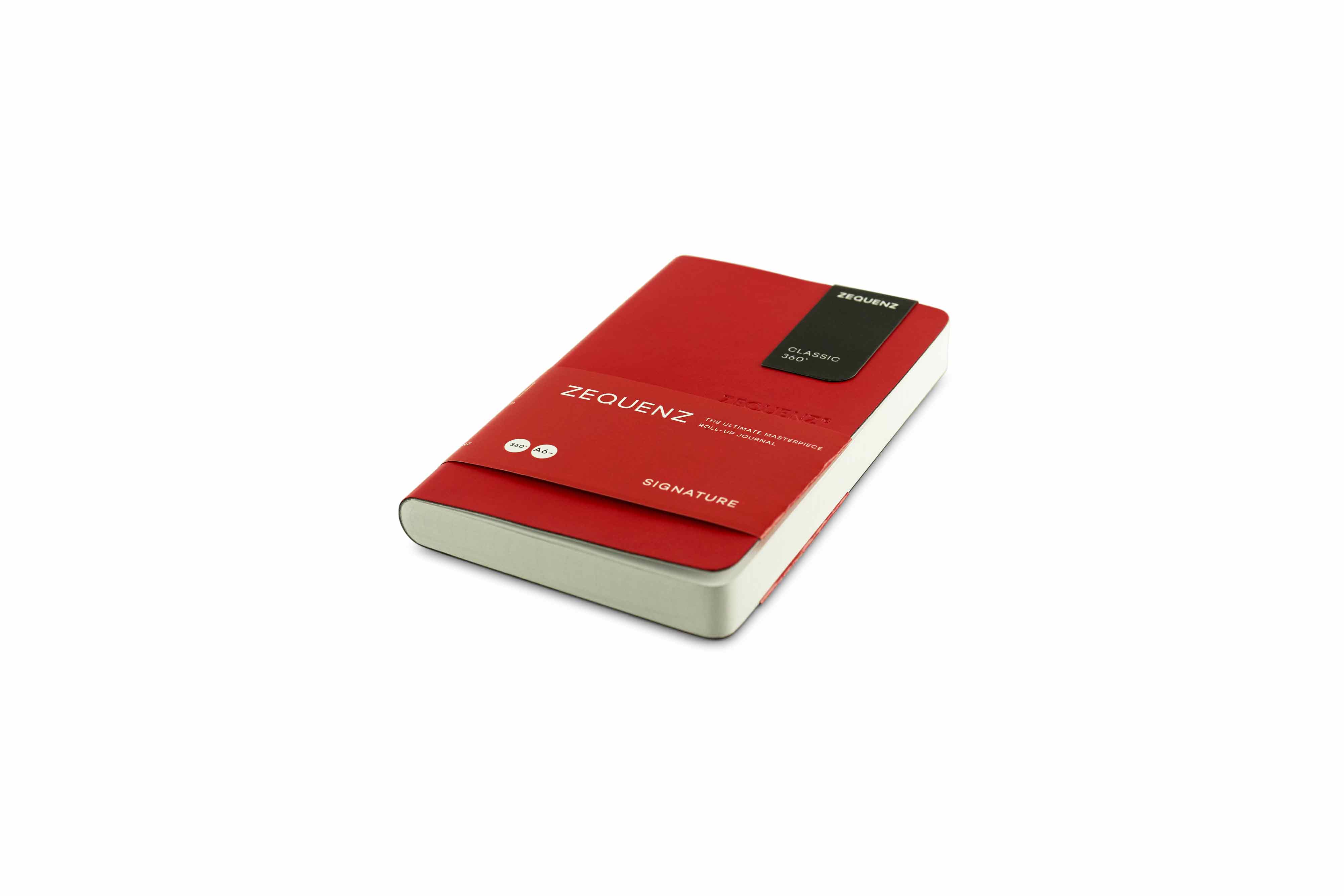 Zequenz Signature Classic 360 Notizbuch A6- Rot | Kariert