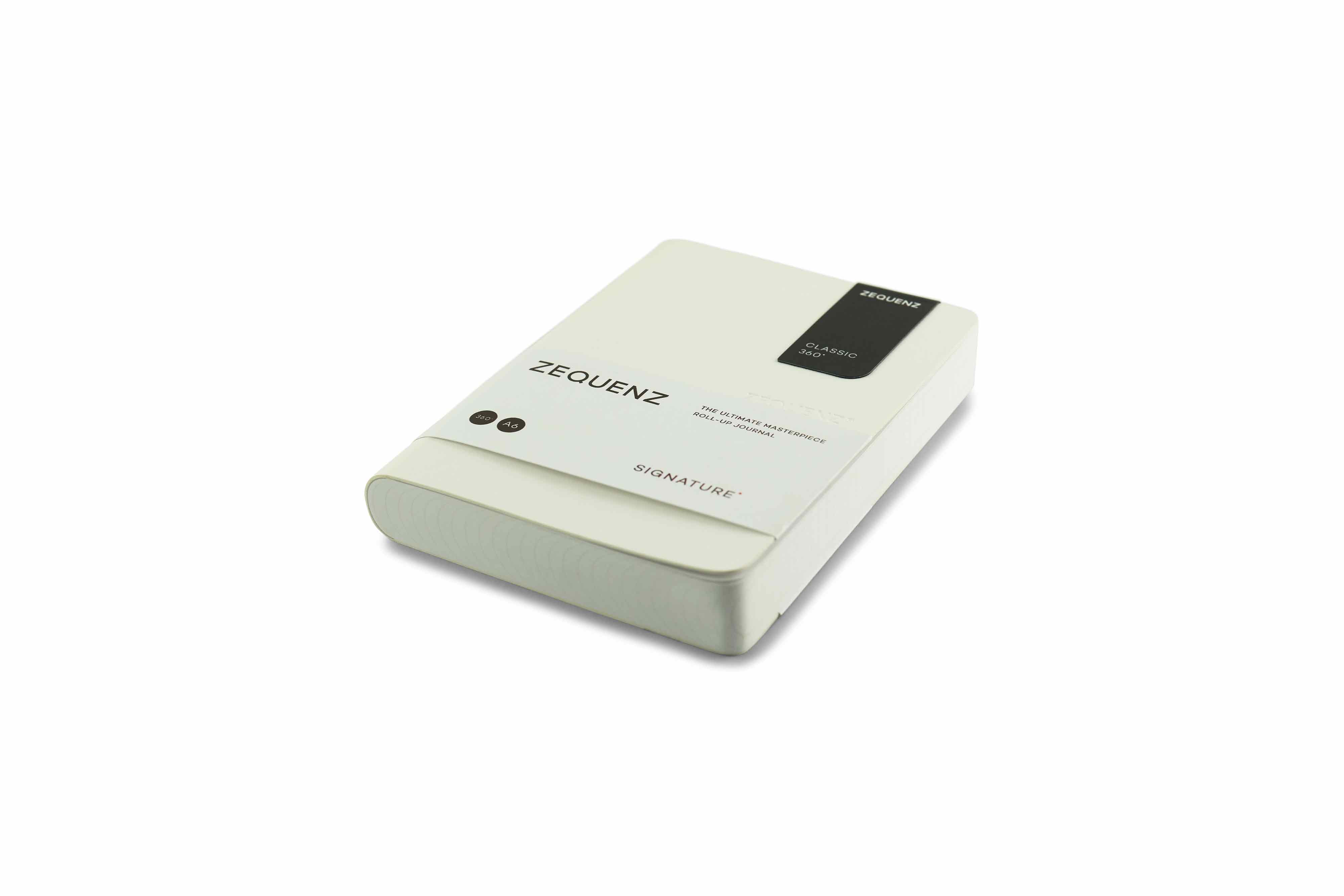 Zequenz Signature Classic 360 Notizbuch A6 Weiß | Kariert