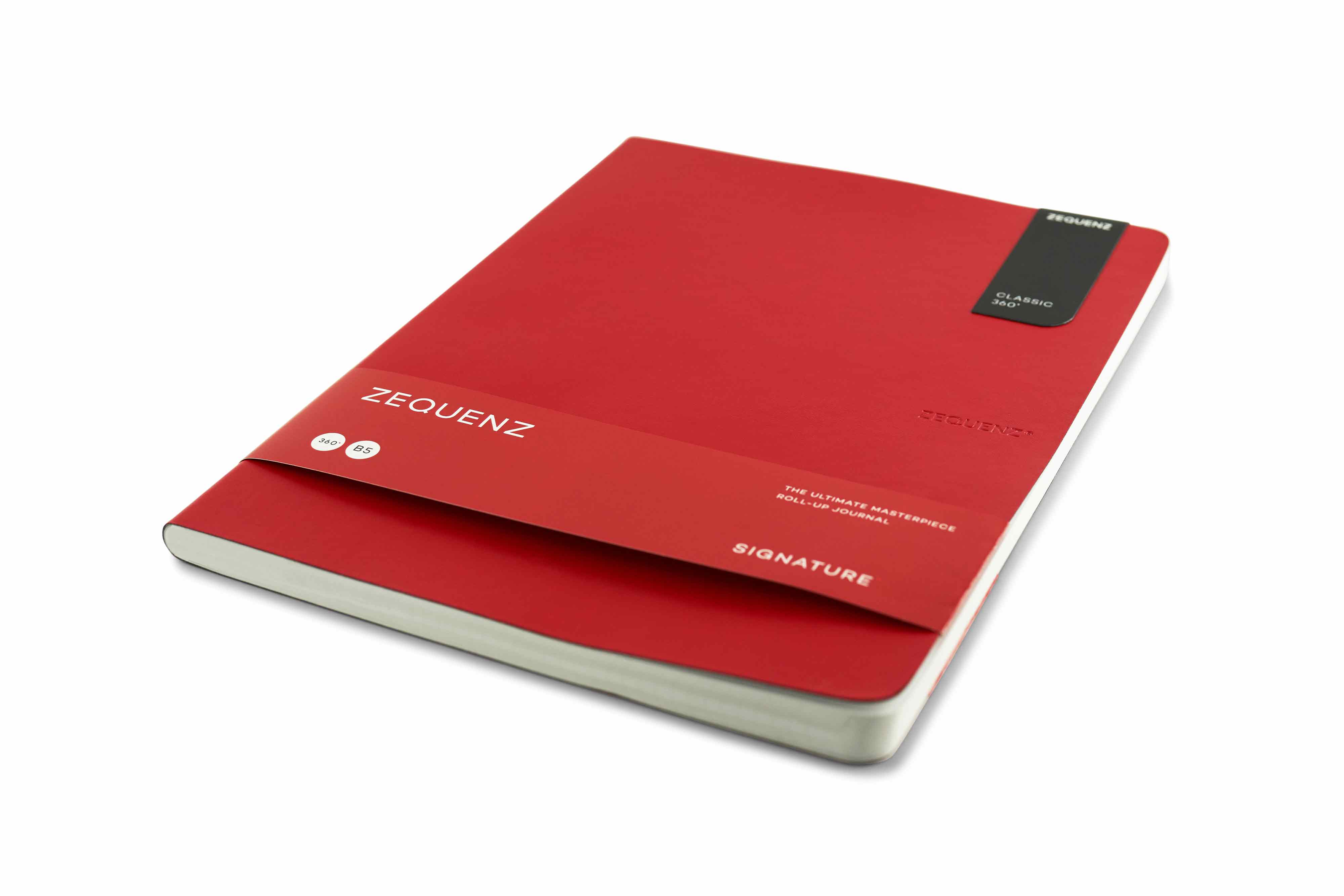 Zequenz Signature Lite 360 Notizbuch B5 Rot | Kariert
