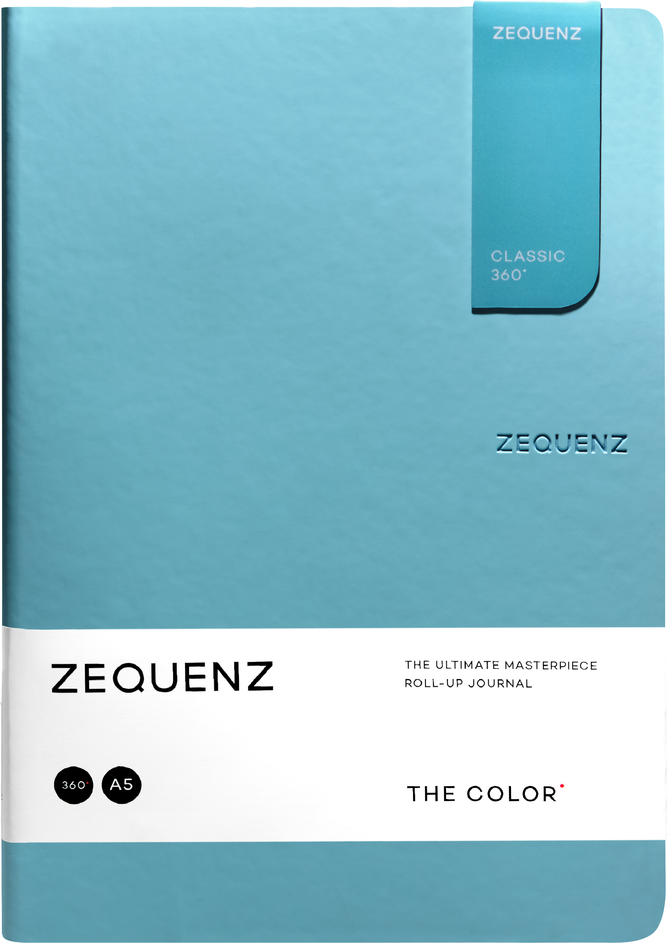 Zequenz The Color Notizbuch A5 Türkis | Kariert