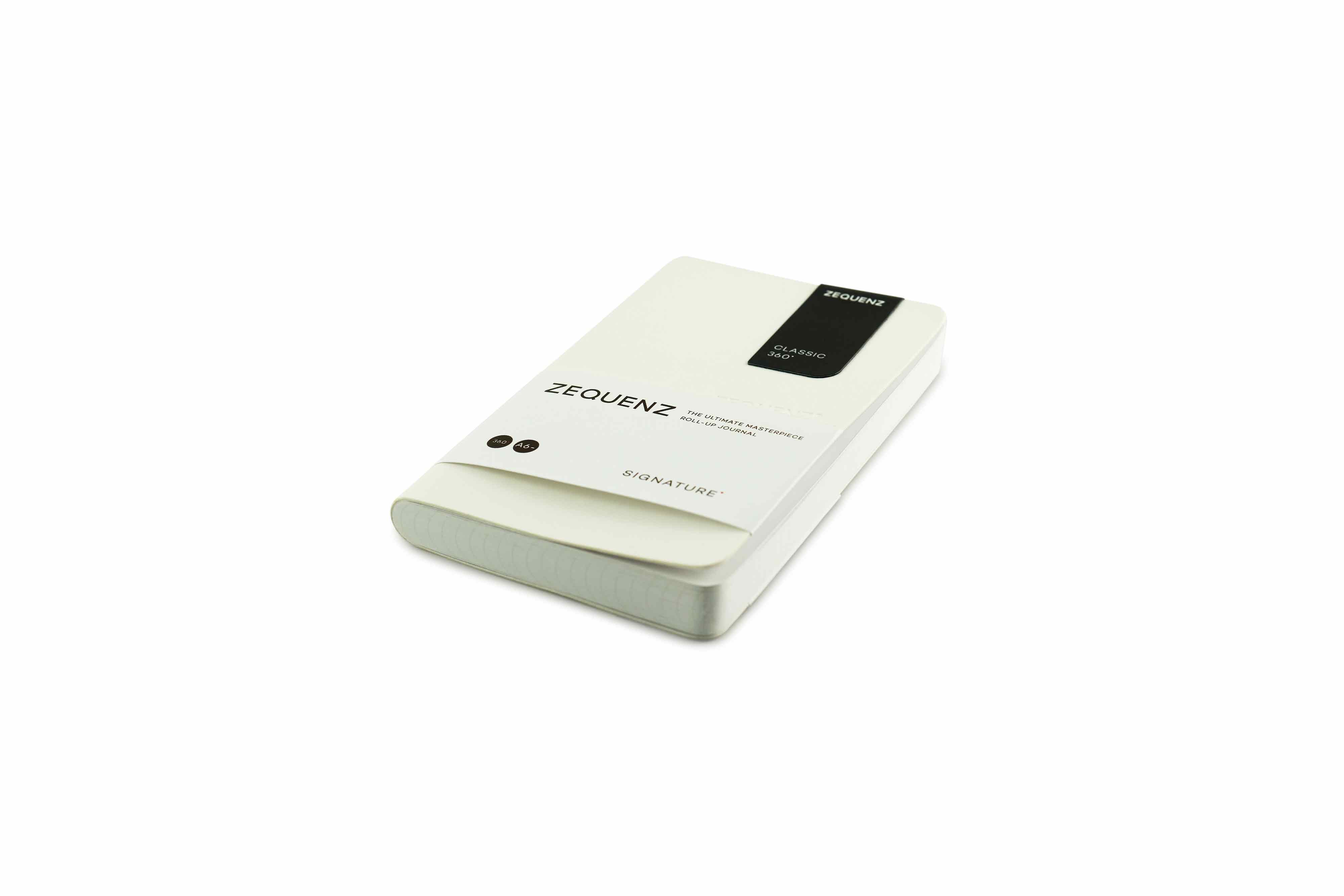 Zequenz Signature Classic 360 Notizbuch A6- Weiß | Kariert