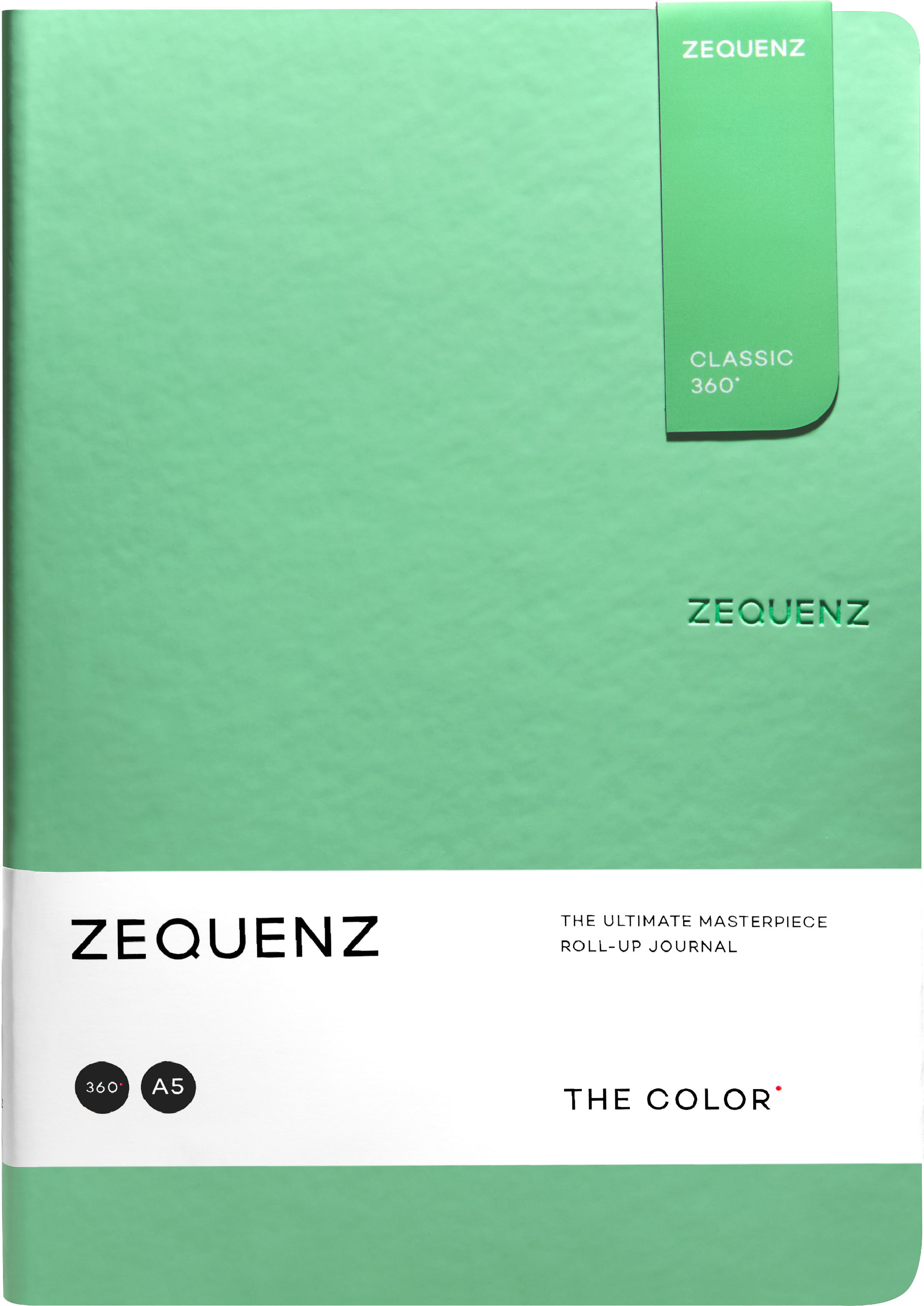 Zequenz The Color Notizbuch A5 farngrün
