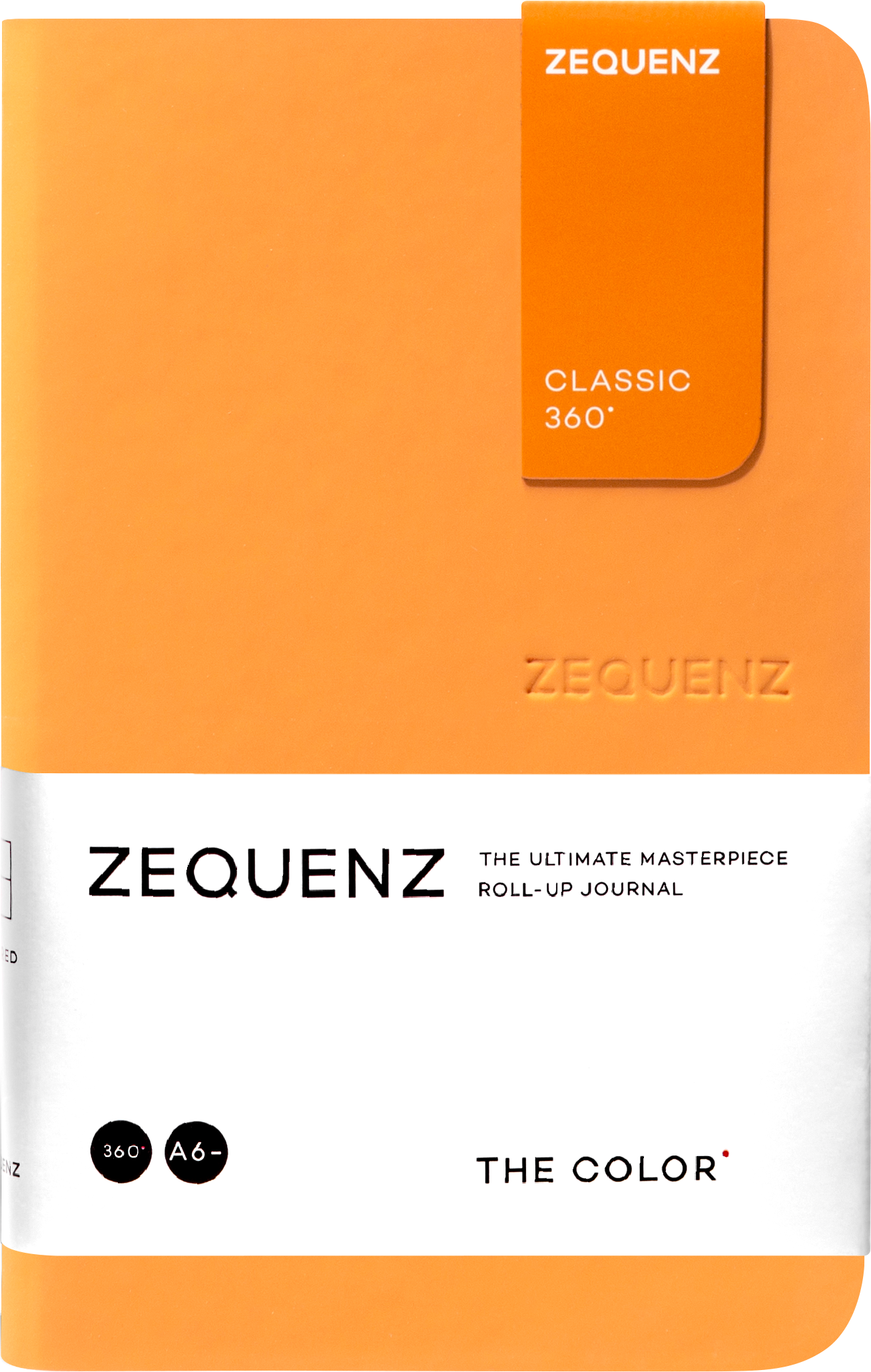 Zequenz The Color Notizbuch A6- Aprikosen Orange | Gepunktet
