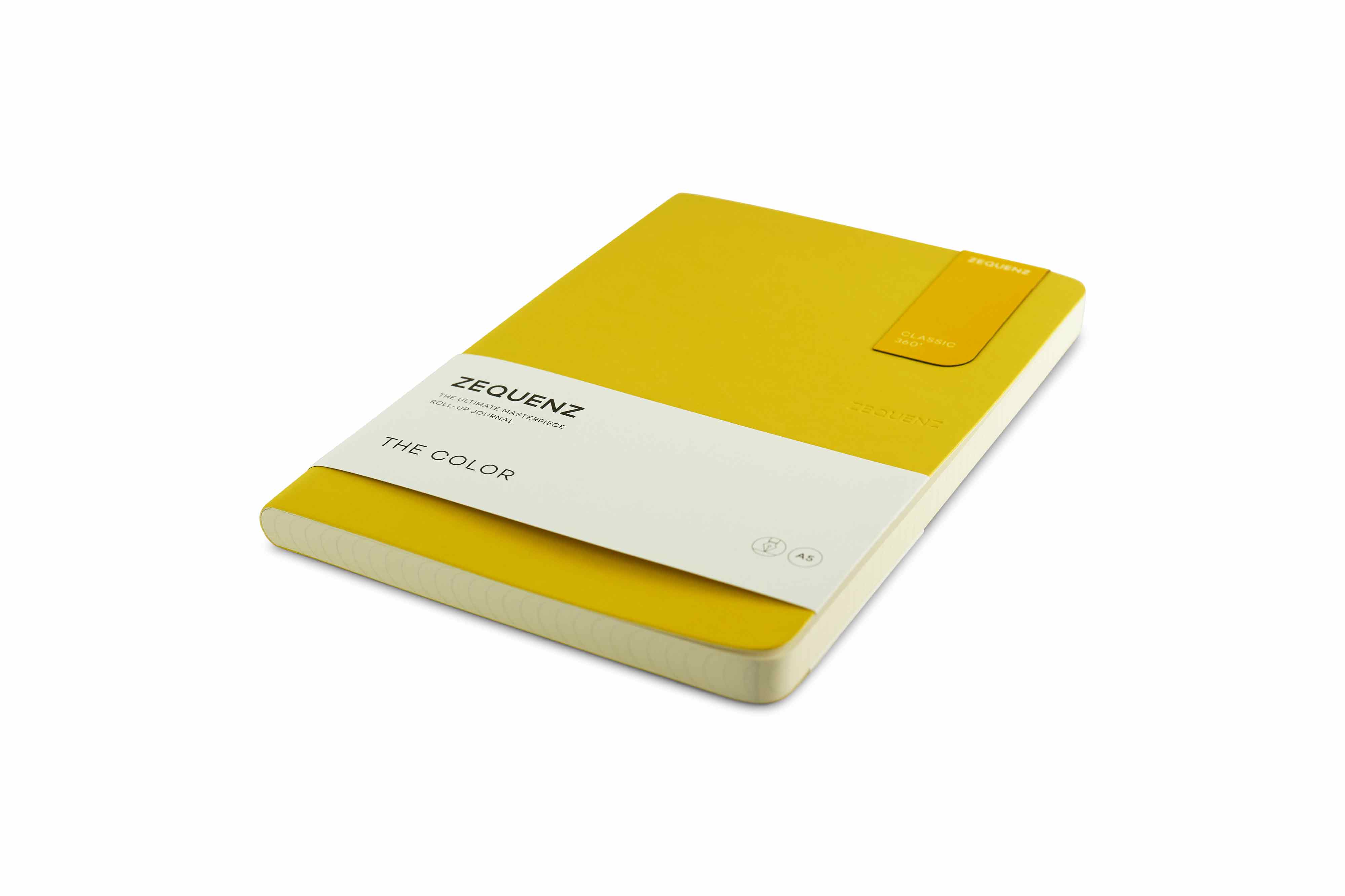 Zequenz The Color Notizbuch A5 Senfgelb